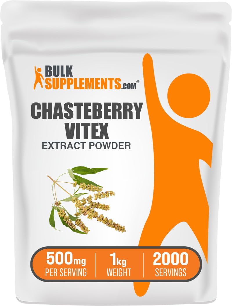 BulkSupplements Chasteberry Extract Powder 35.2 oz, 500 mg per Serving