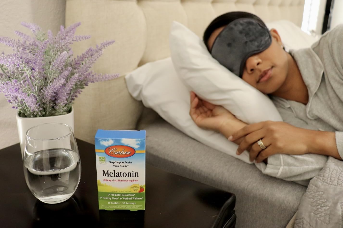 Carlson Melatonin 300 mcg, 30 Tablets