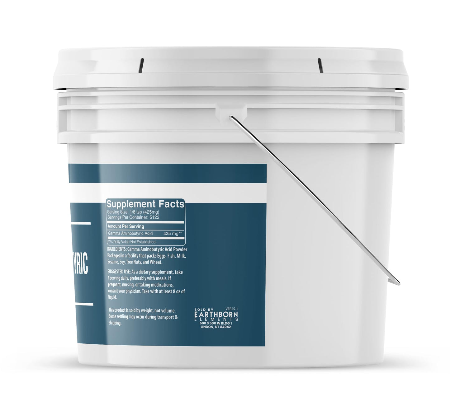 Earthborn Elements Gamma Aminobutyric Acid (GABA) Powder 76.8 oz