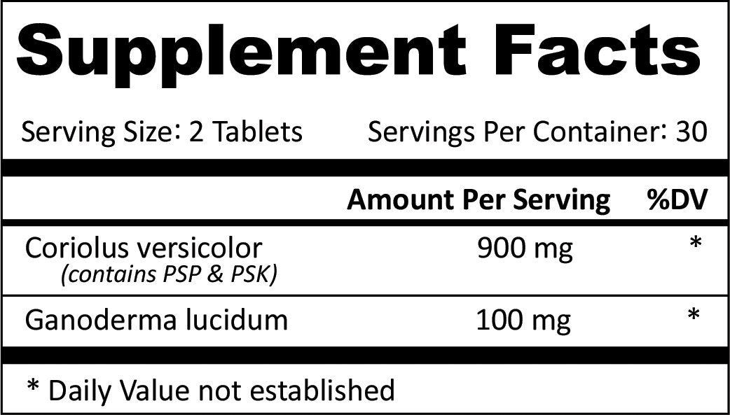 Mushroom Remedy PRO-Immune Gold 60 Tablets