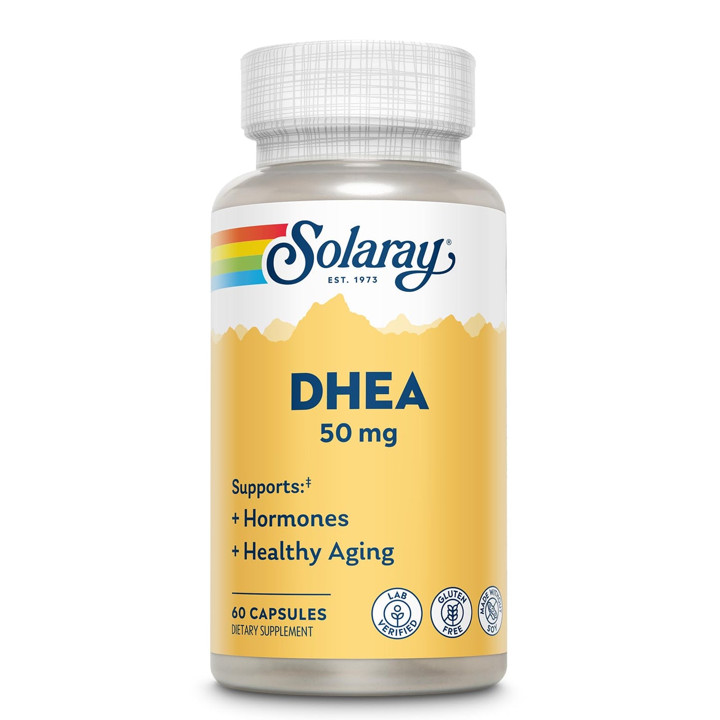 Solaray DHEA 50mg Capsule, 60 Count