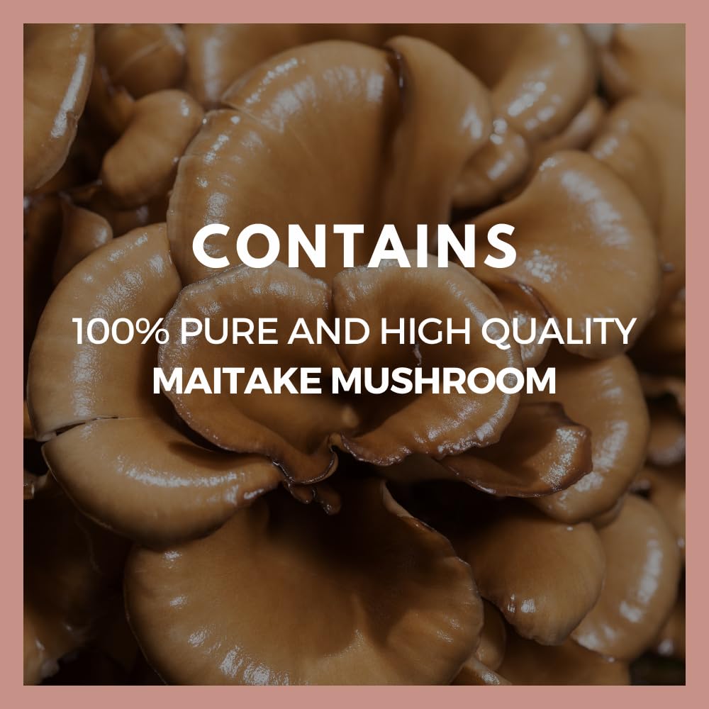 Remedy’s Nutrition Maitake Mushroom 1000 mg Capsules 60 Count