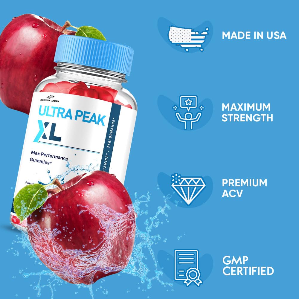 Shark Labs Ultra Peak XL Gummies 30 Count