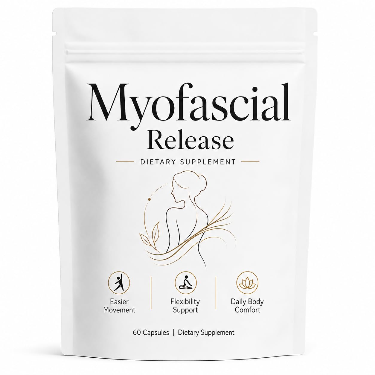 ZRRTXV Myofascial Release Supplement for Fibromyalgia 60 Capsules