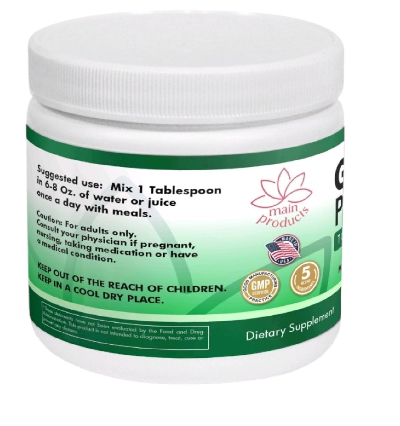 Main Products Greens Powder Total Nutrition Powder 7.05 oz