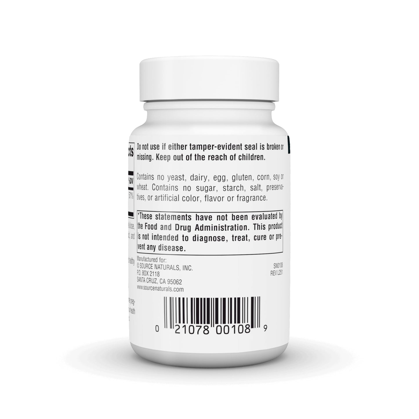 Source Naturals Chromium Picolinate 200 Mcg Tablet, 40 Count