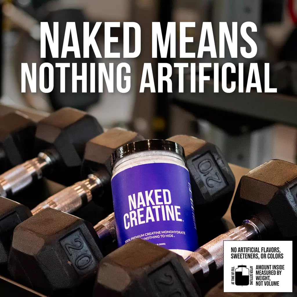 NAKED Pure Micronized Creatine Monohydrate Powder 17.6 oz