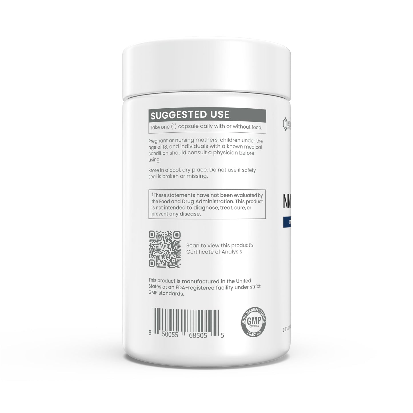 Renue By Science NMN Supplement Capsule, 200 Count
