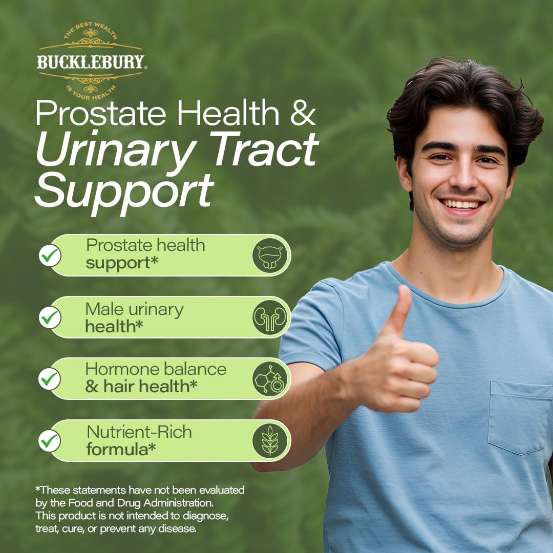 BUCKLEBURY Saw Palmetto 60 Gummies