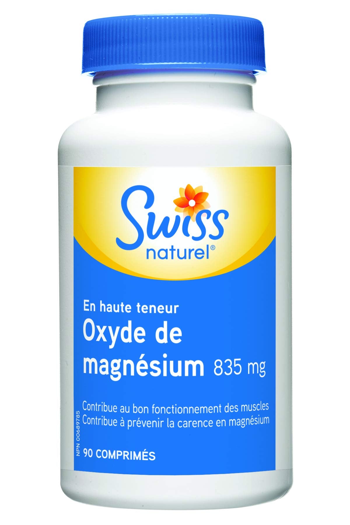 Swiss Natural Magnesium Oxide Hi Pot 835mg Tablet 90 Tablets