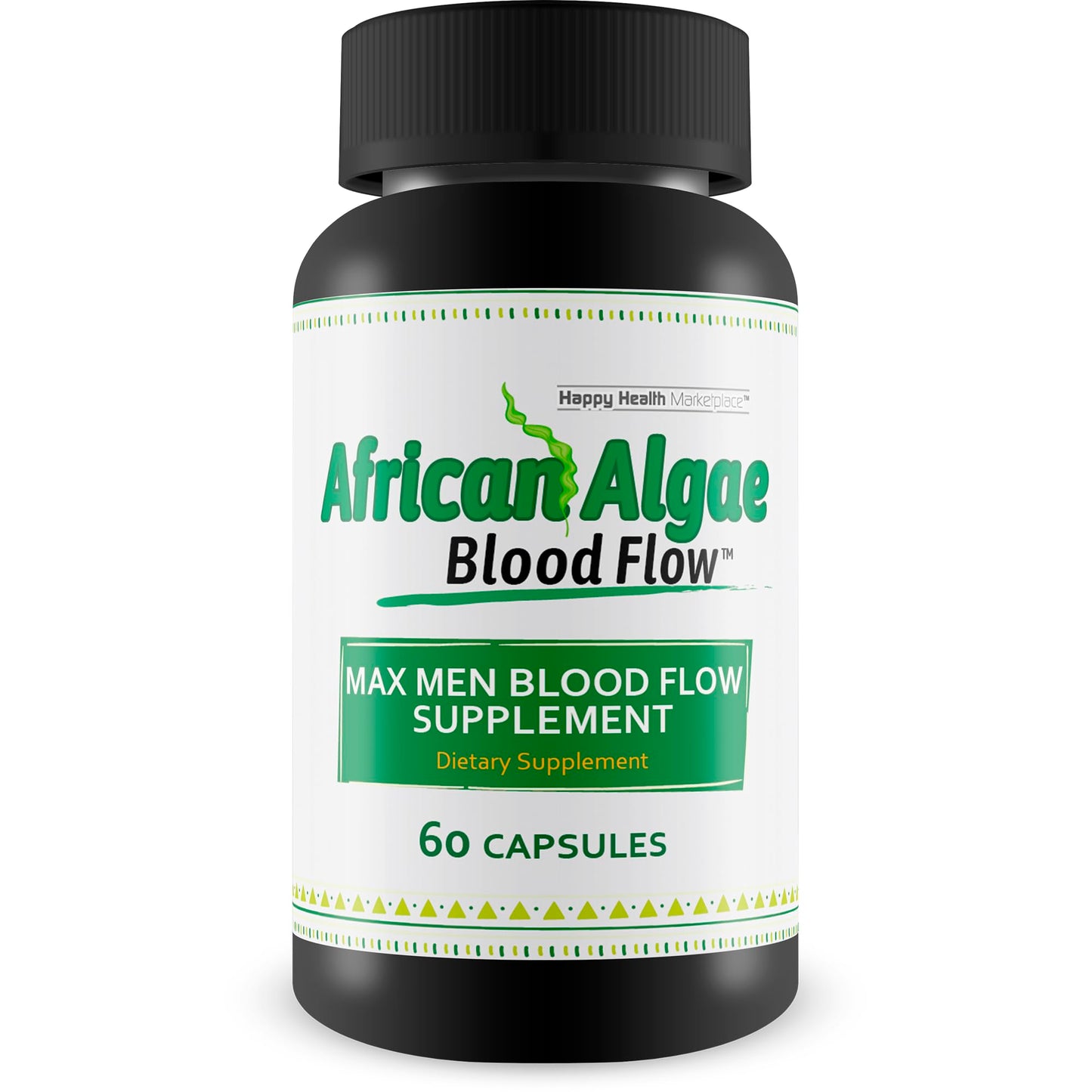 Happy Health Marketplace African Algae Blood Flow Capsule, 60 Count