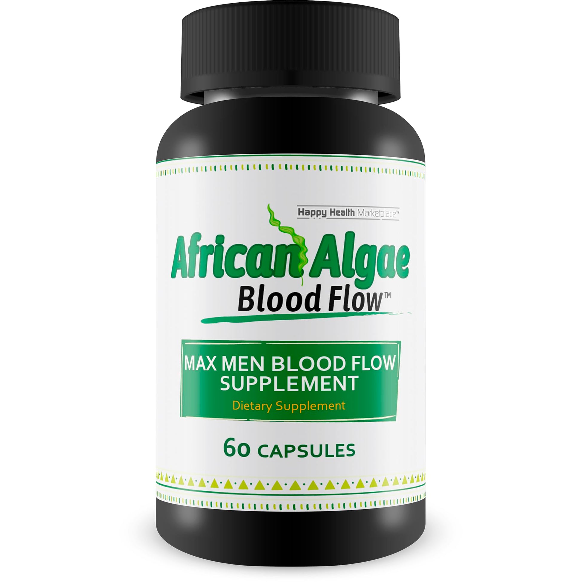 Happy Health Marketplace African Algae Blood Flow Capsule, 60 Count