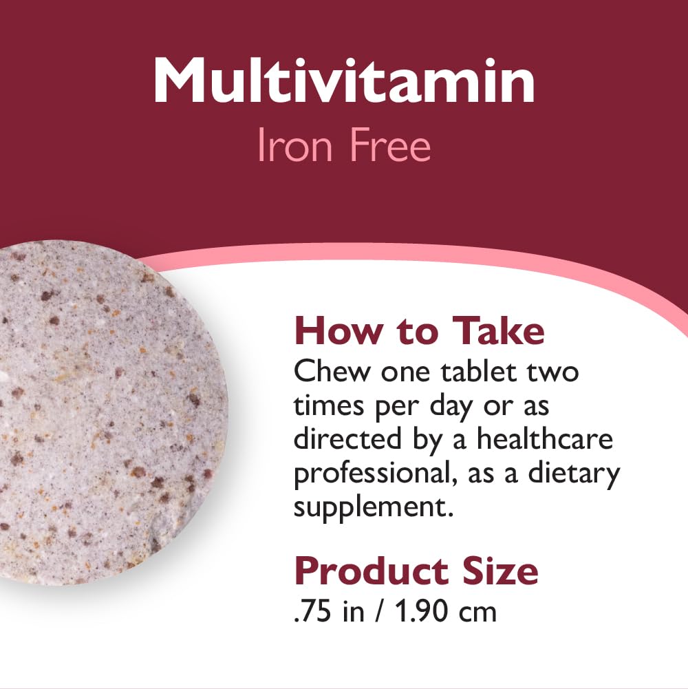 Celebrate Bariatric Supplements Bariatric Multivitamin Chewable Tablet, 180 Tablets