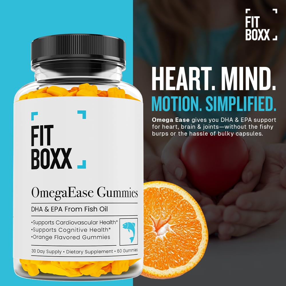 Fit Boxx OmegaEase Omega 3, 60 Capsules