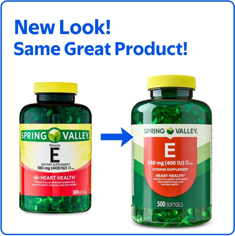 Generic Vitamin E Dietary Supplement Softgels 100 Softgels