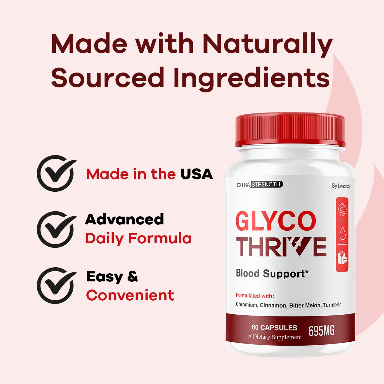 LIVORKA Glyco Thrive 300 Capsules