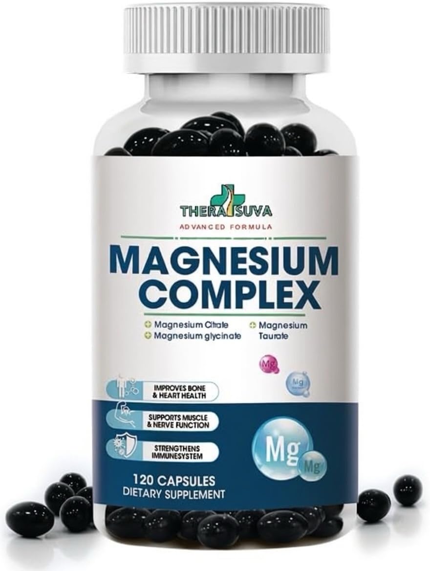 TheraSuva High Absorption Magnesium Complex Softgels 120 Count