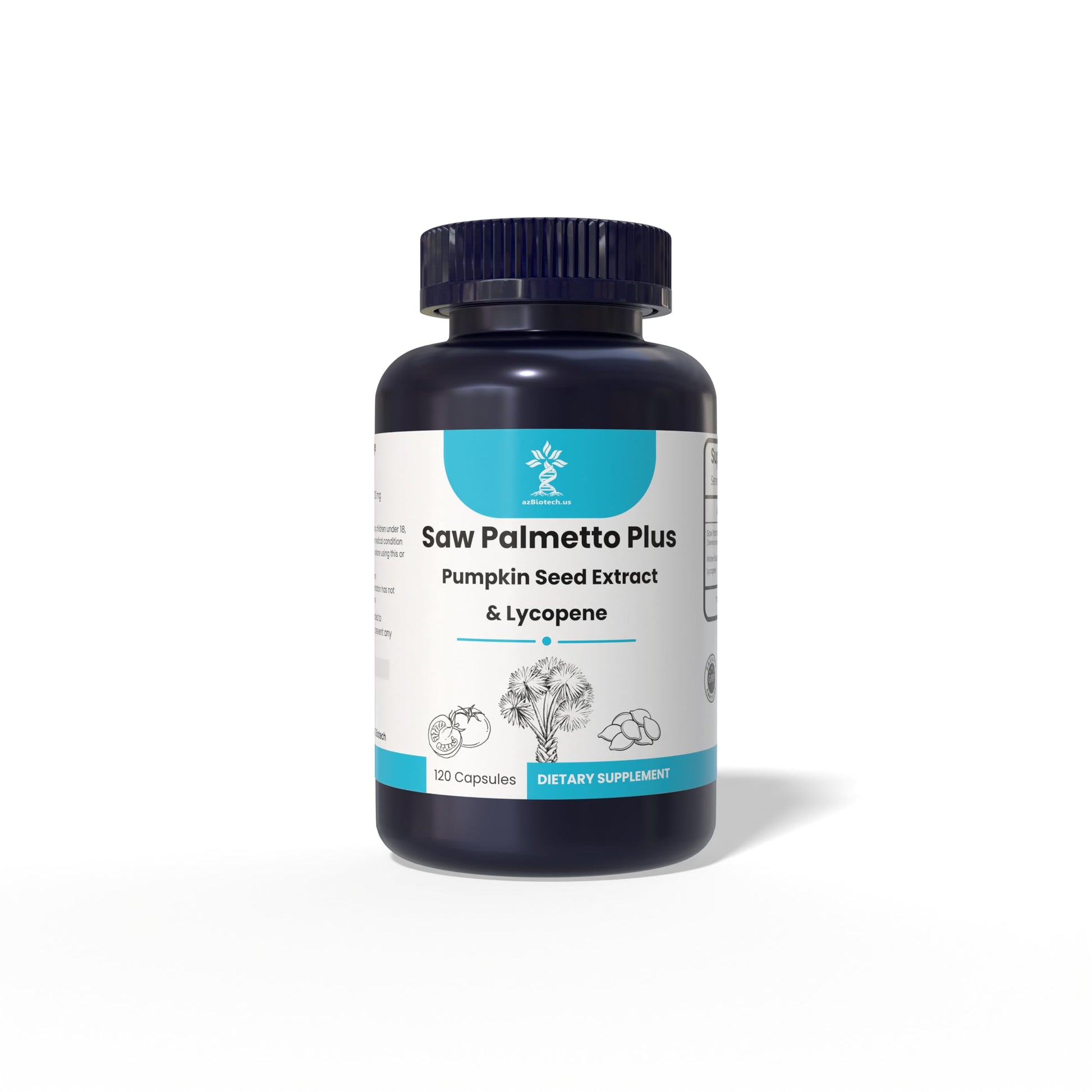 AZ BIOTECH Saw Palmetto Plus Capsules 120 Count