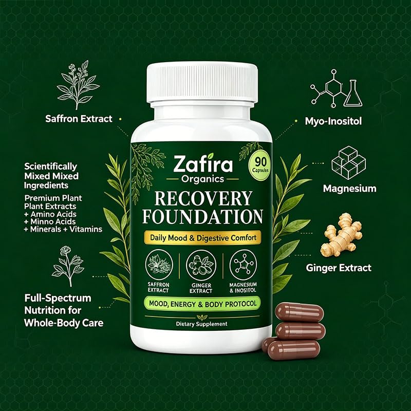 Skinclean Zafira Organics Recovery Foundation Capsule 1 Count