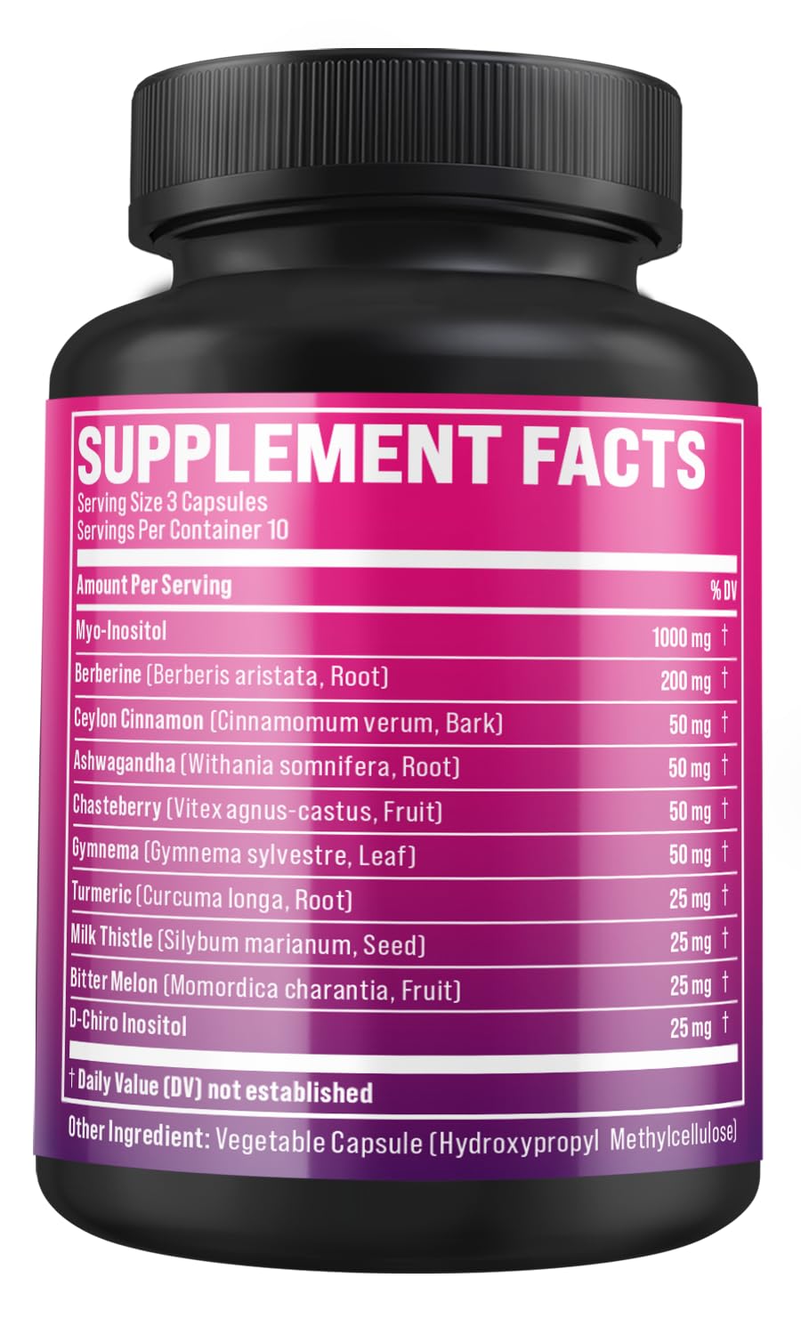 BMVINVOL Inositol Supplement Capsules, 30