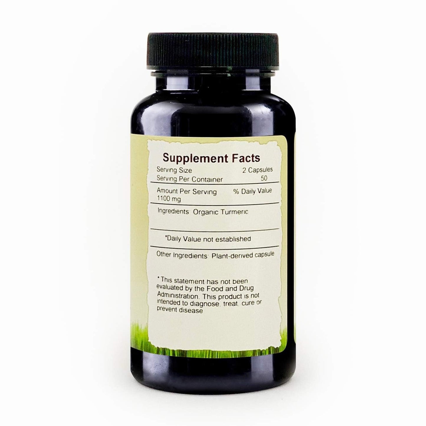 Wholistic Botanicals Turmeric Curcumin Supplement Capsules 100