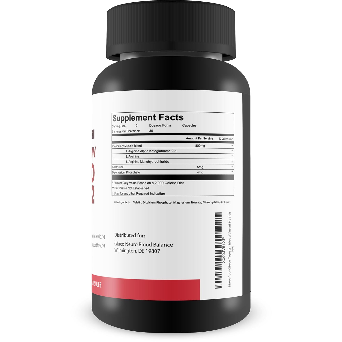 Bloodflow Gluco Type 2 Blood Flow Support Capsule, 1 Capsule
