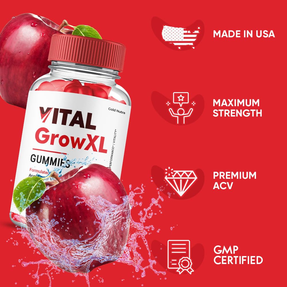 Gold Nutra Vital Grow XL Gummies for Men Gummy 5 Count