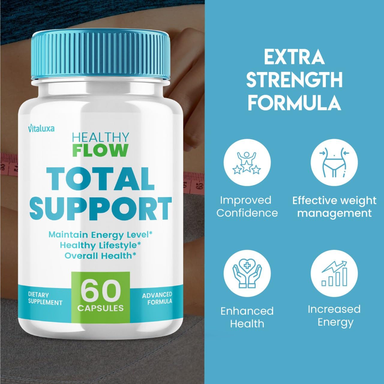 Vitaluxa Healthy Flow Capsules 120 Count
