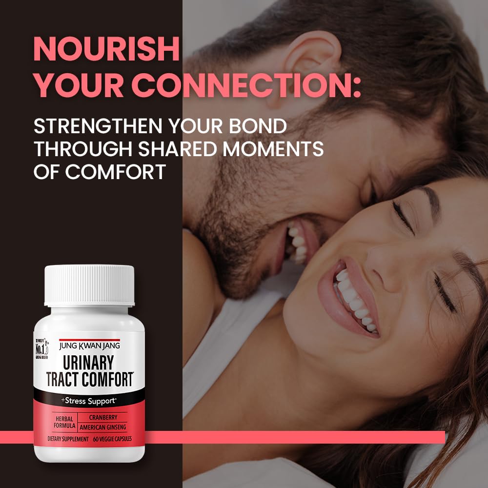 JUNG KWAN JANG Urinary Tract Comfort Formula with Pacran Cranberry 500mg, American Ginseng 143mg, Capsules, 60 Capsules