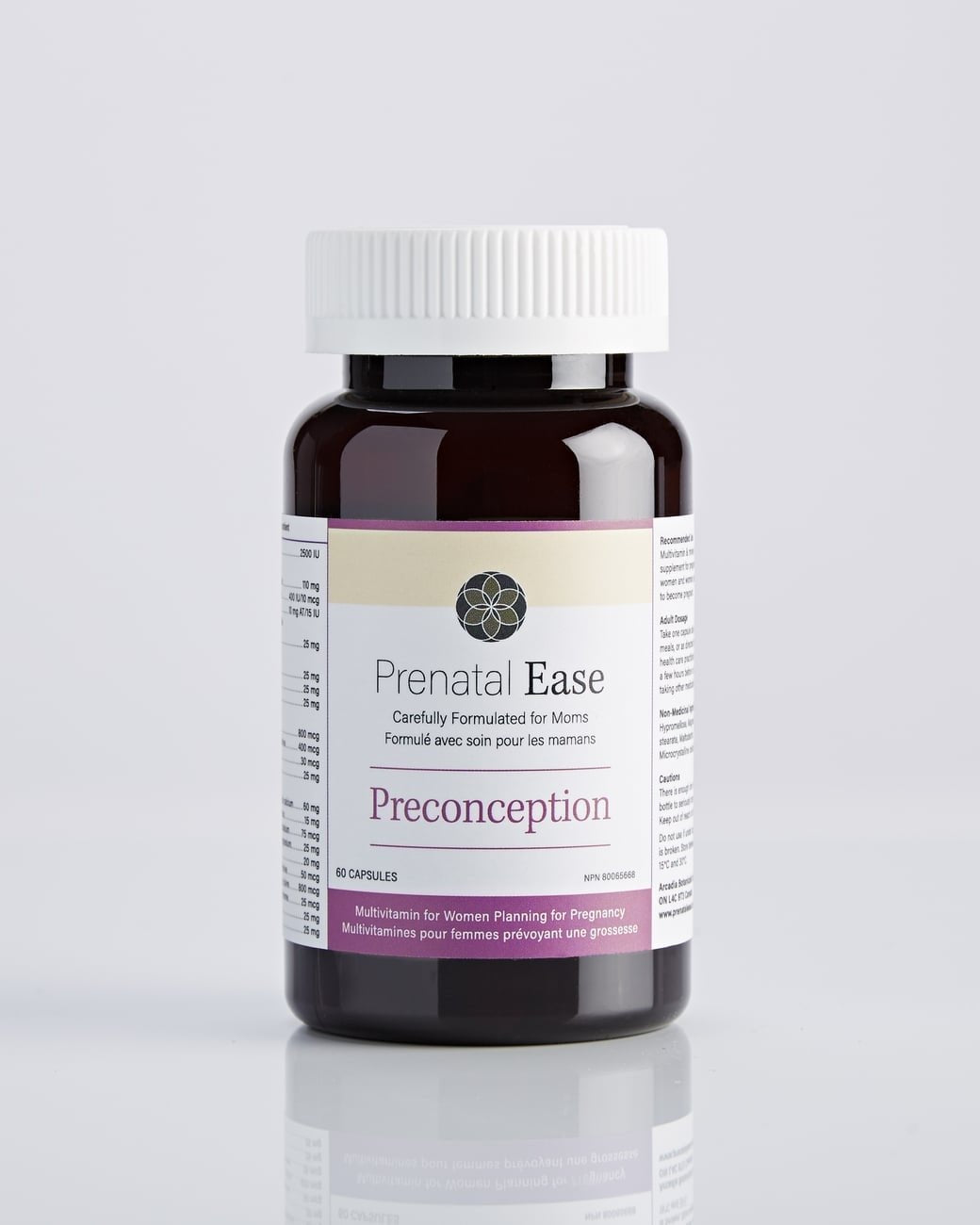 Prenatal Ease Preconception, Baby Planning Multivitamin Capsule, 60 Capsules