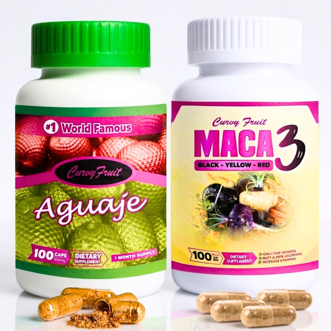 Generic Curvy Pack Aguaje + Maca Capsule, 100 Count
