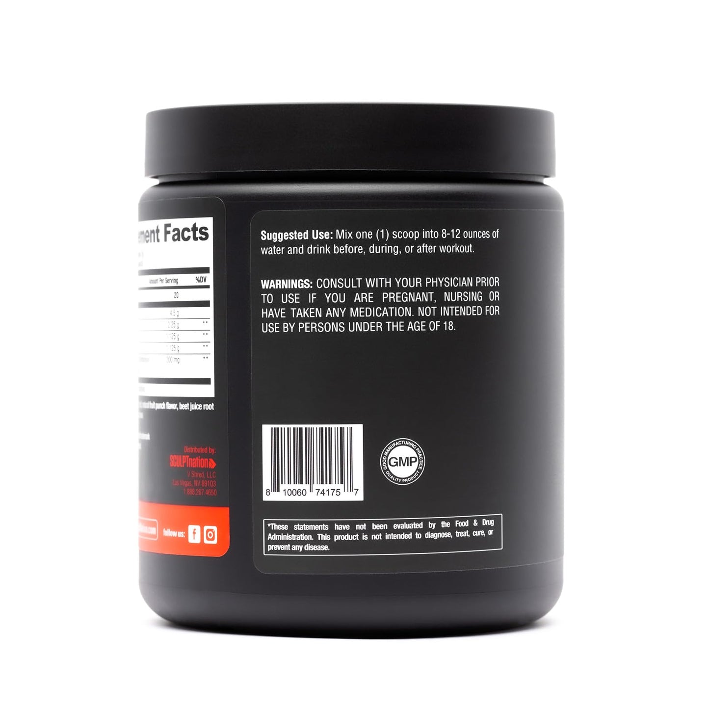 Sculpt Nation BCAA Powder 7.02
