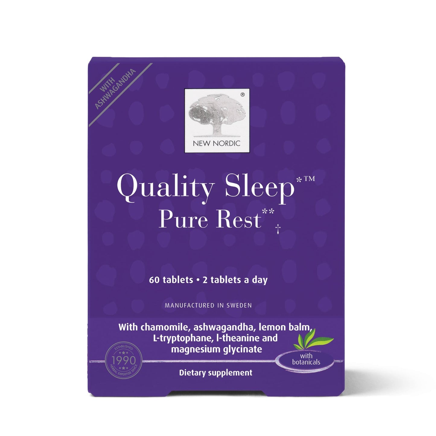 NEW NORDIC Quality Sleep Pure Rest Capsule, 60 Count
