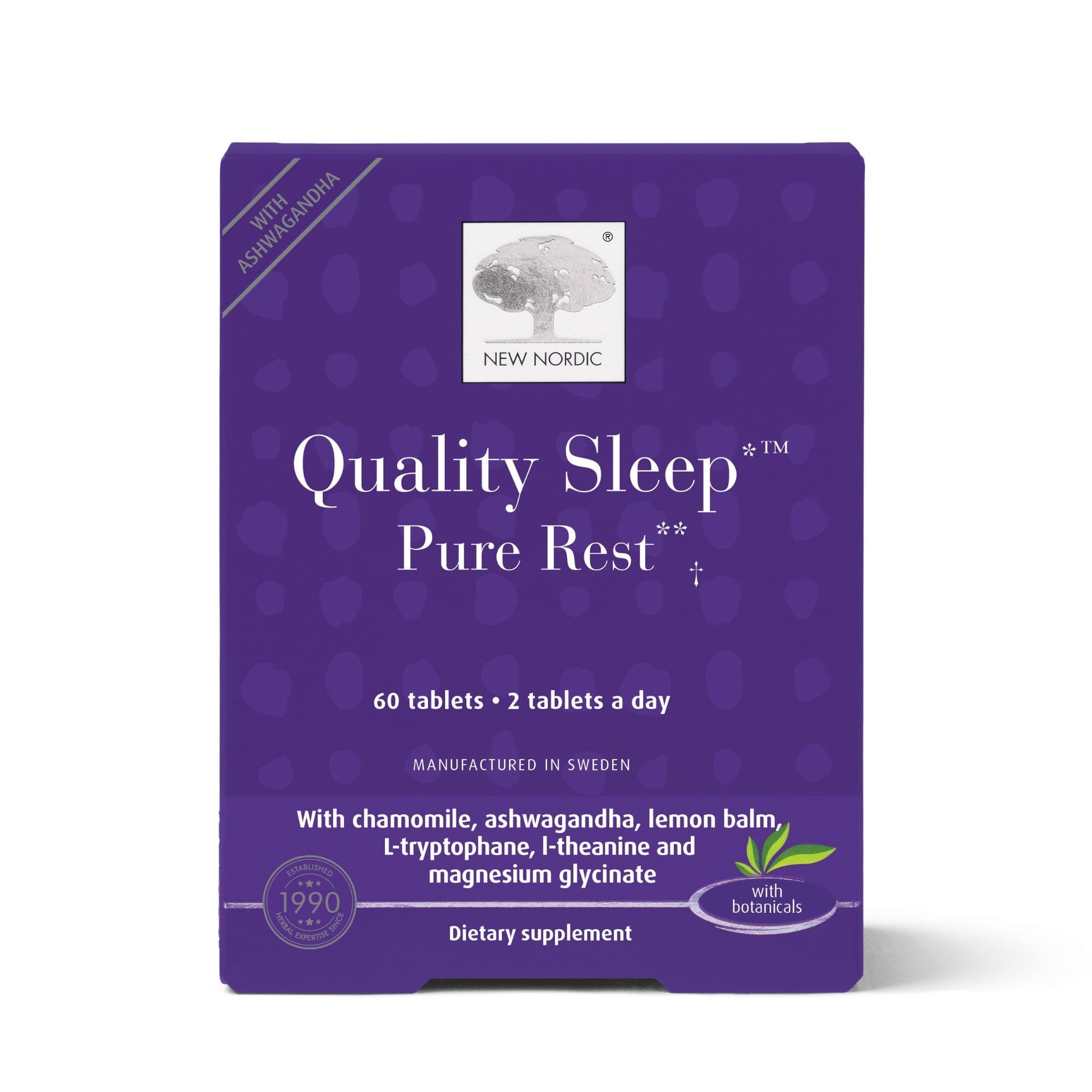 NEW NORDIC Quality Sleep Pure Rest Capsule, 60 Count