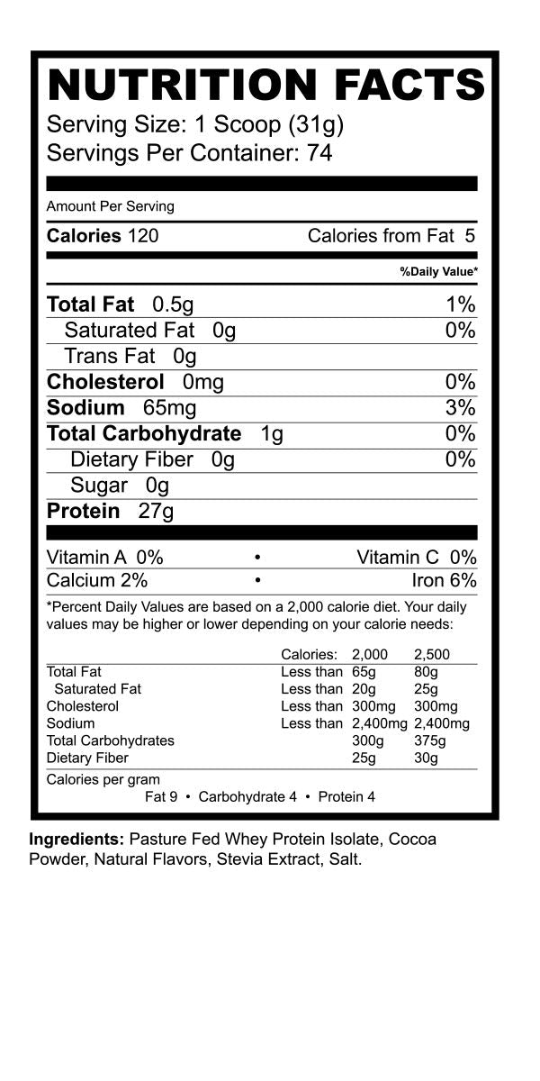 BioHealth Nutrition Precision ISO Cookies & Cream 2lb Whey Protein Isolate Powder
