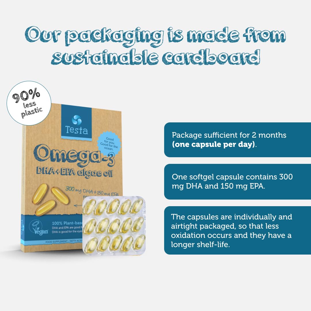 Testa Omega 3 Omega-3 Capsule, 60 Capsules