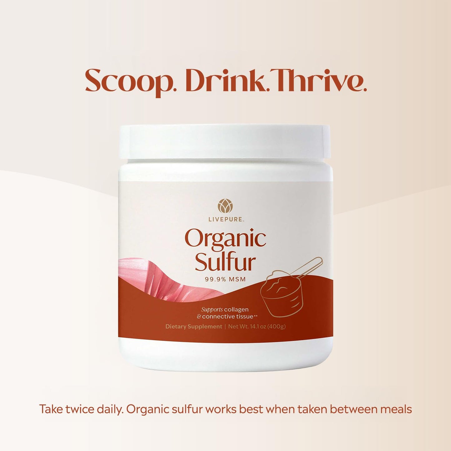 PURE Organic Sulfur Powder 14.2 oz