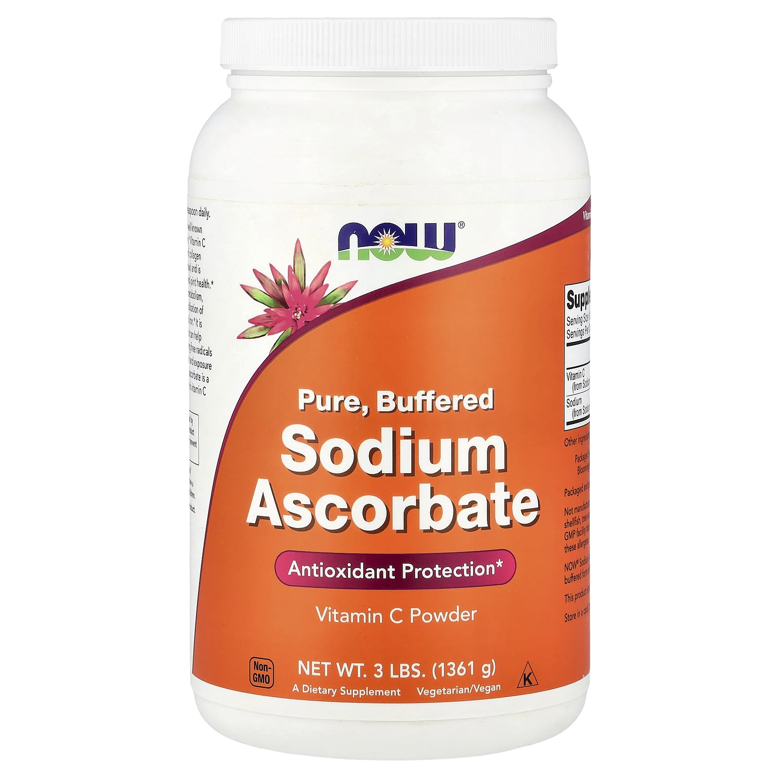 NOW Foods Sodium Ascorbate Powder 48 Ounces