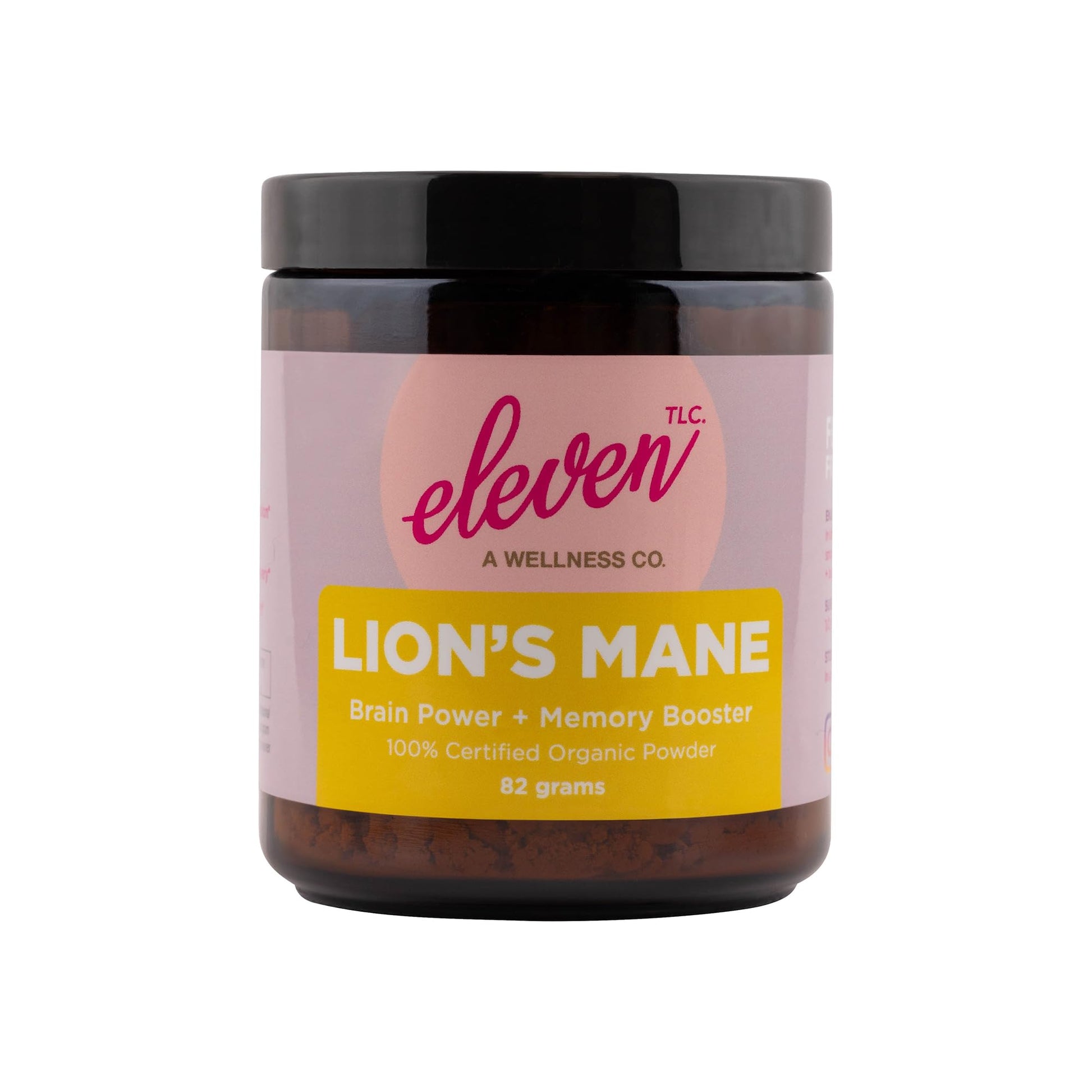 Eleven TLC A Wellness Co Lion's Mane Mushroom Powder Organic, 40 Servings
