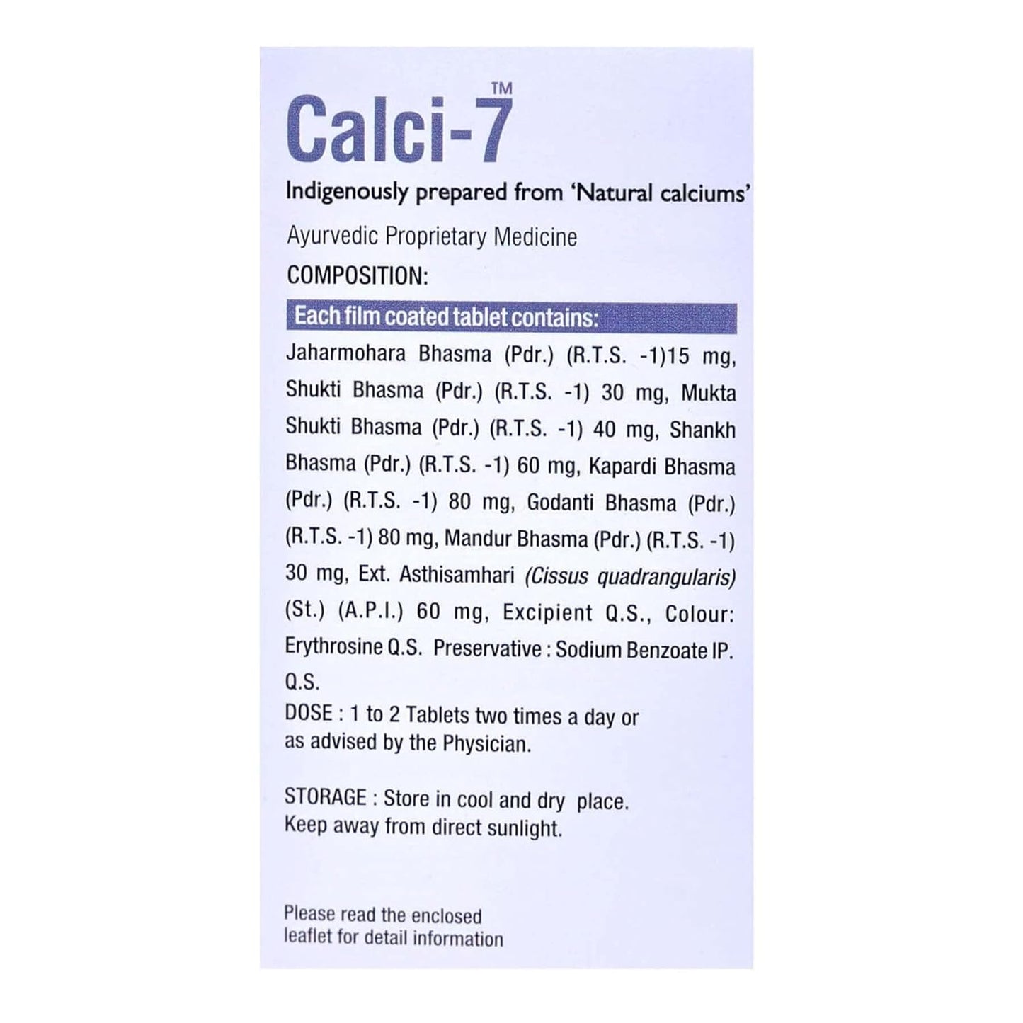 Virgo Calci-7 Tablet 3 Tablets