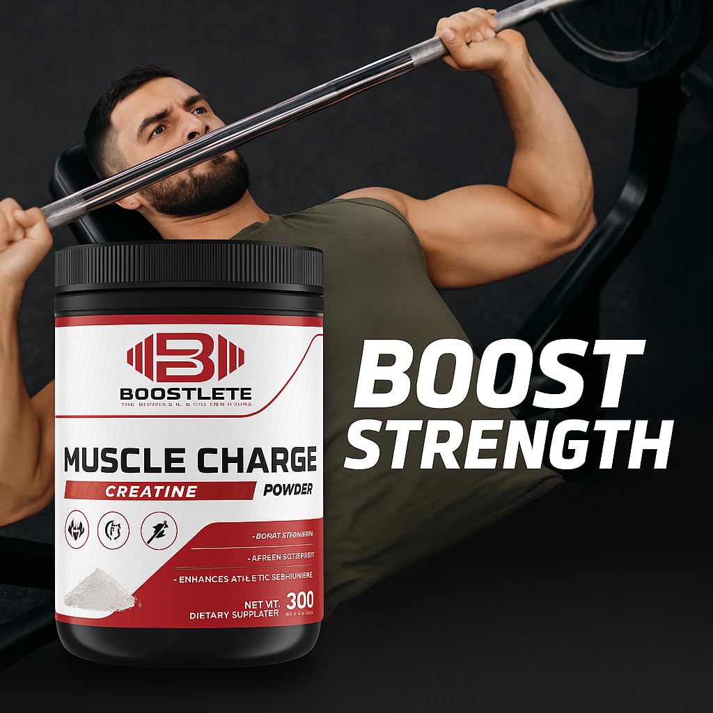 Boostlete MuscleCharge Premium Creatine Monohydrate Powder 17