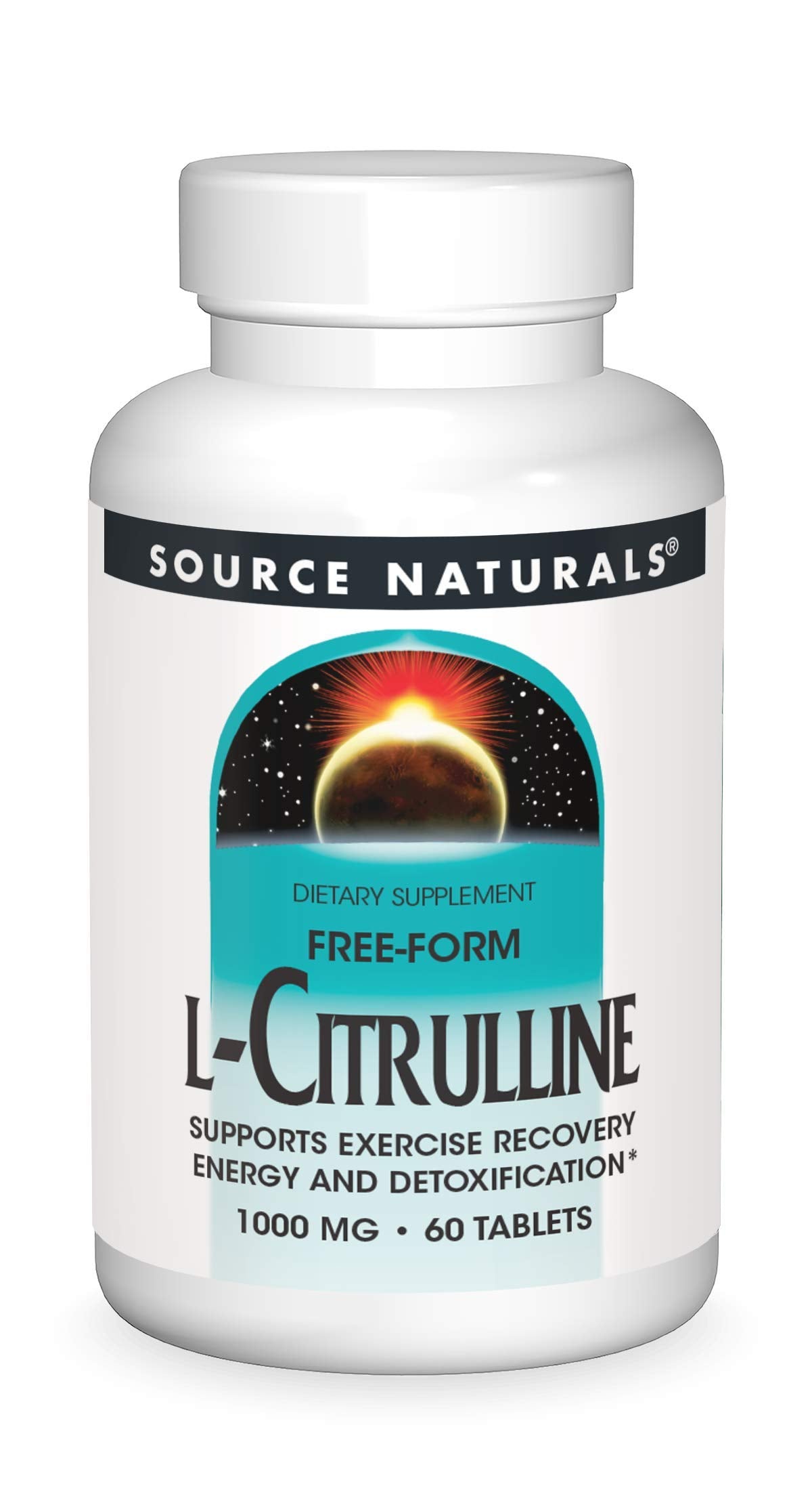 Source Naturals L-Citrulline 1000 mg Tablet, 60 Tablets