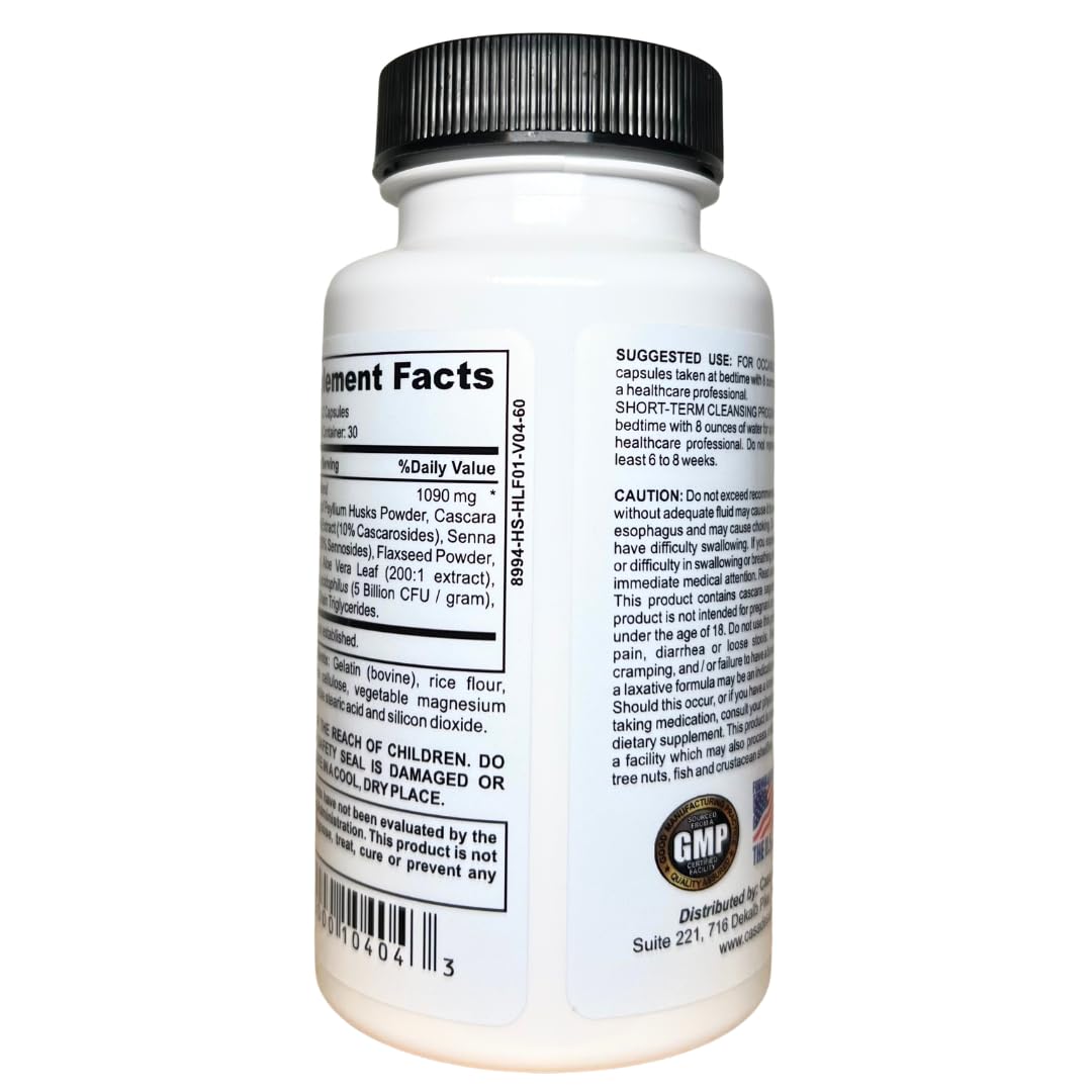 Casa de Sante Low FODMAP Herbal Laxative Capsule, 1 Count
