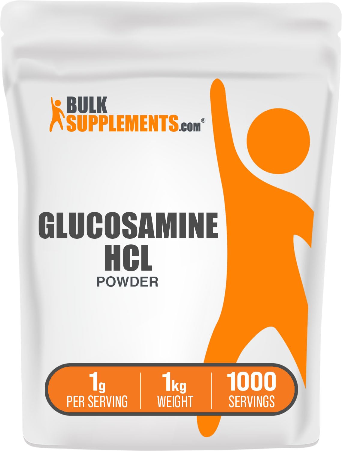 BulkSupplements Glucosamine HCl Powder 176.19