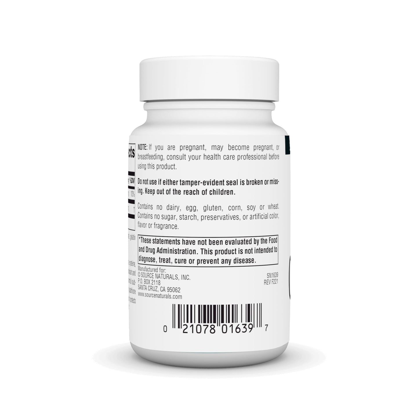 Source Naturals Glutathione, Supplement for Liver Support, 250mg Capsules, 30 Count