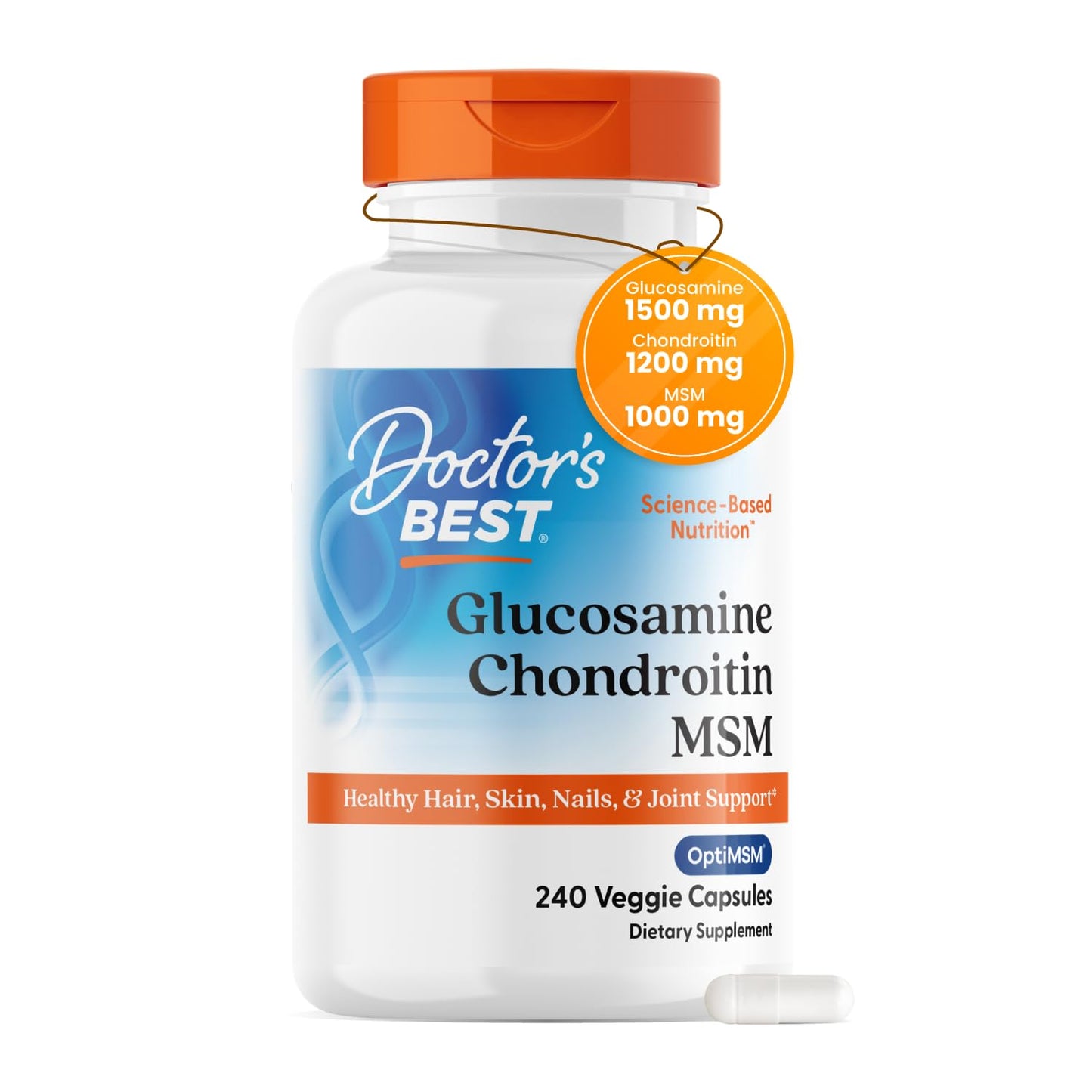 Doctor's BEST Glucosamine Chondroitin MSM 240 Capsules