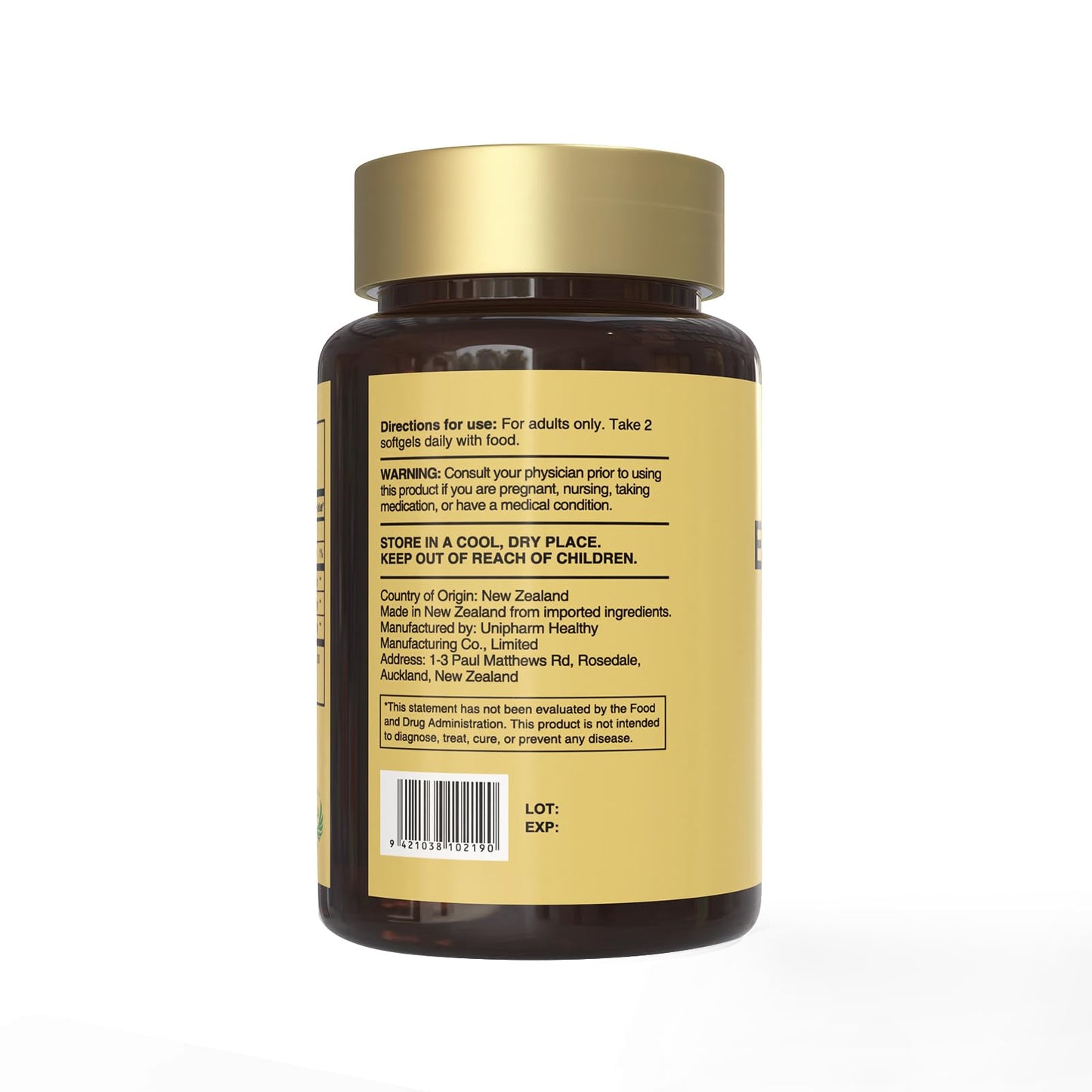 HUJ 97% EPA Omega-3 Fish Oil, 60 Softgels