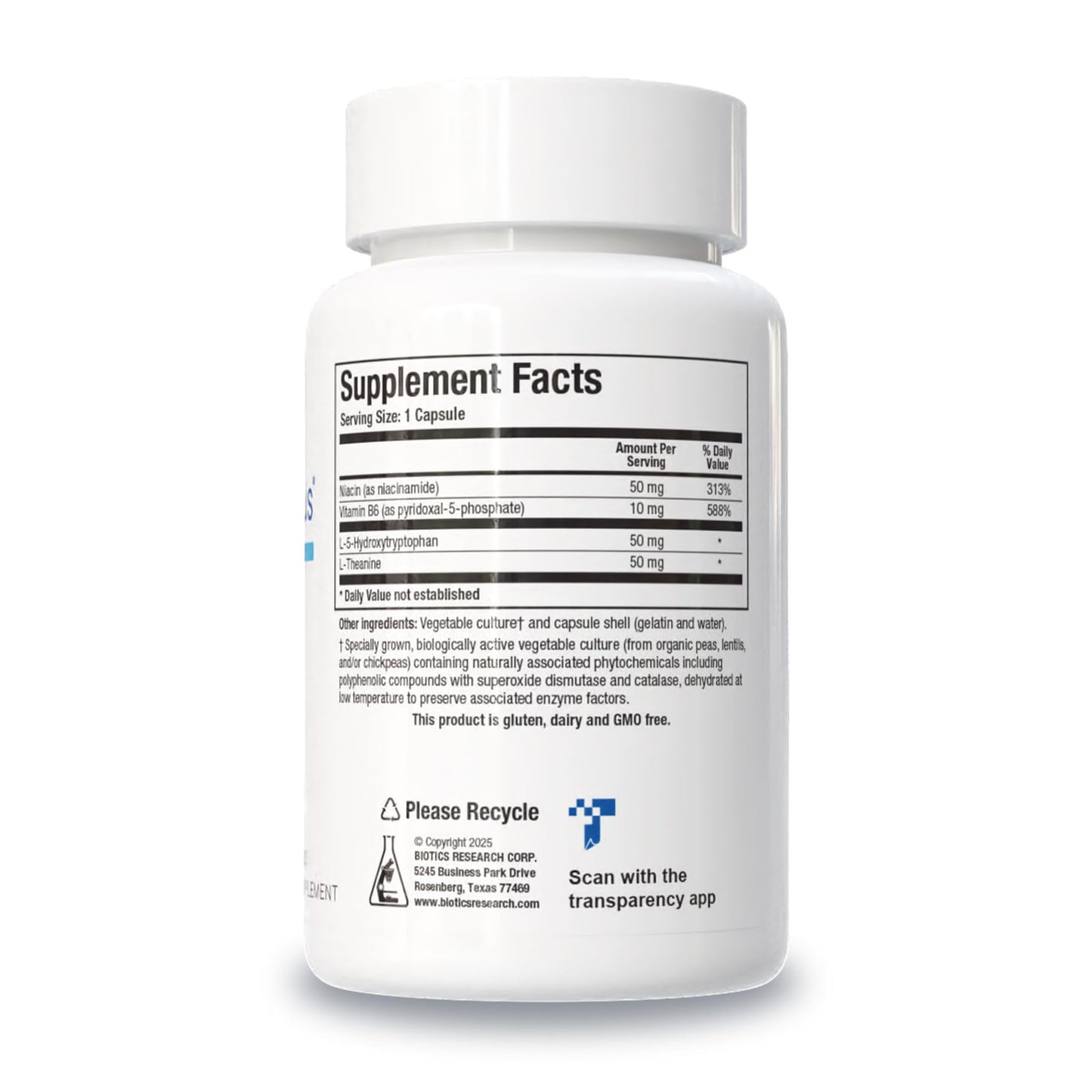 Biotics Research Neuro 5 HTP Plus Neurological Support Capsules 90 Count