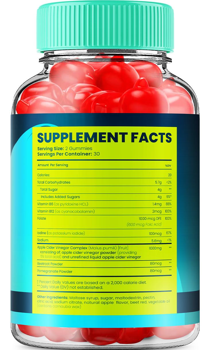 Indelo Keto Rain ACV Gummies – KetoRain Advanced Gummy Supplement Vitamin B12, 180 Gummies