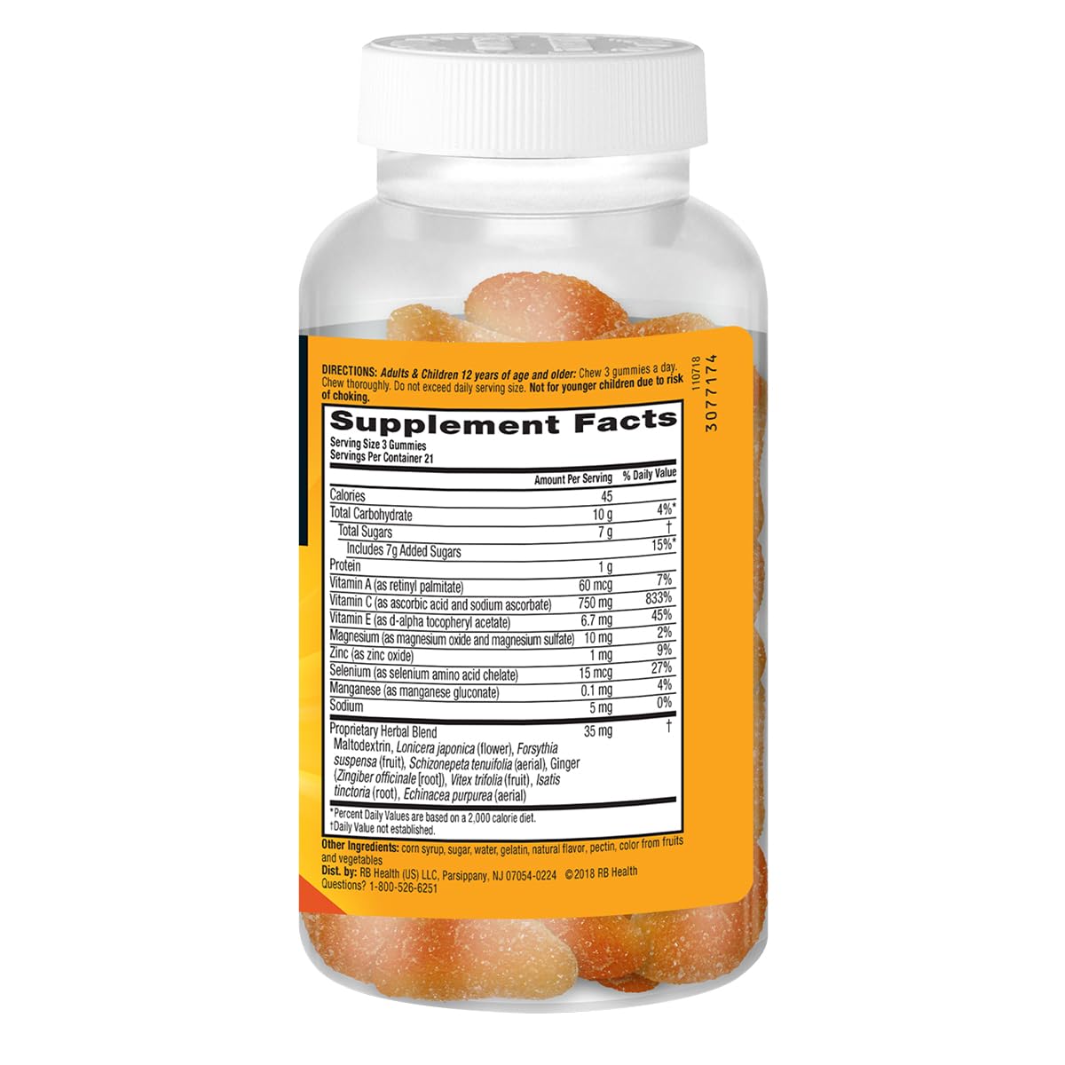 Airborne Immune Support Gummies 252 Gummies